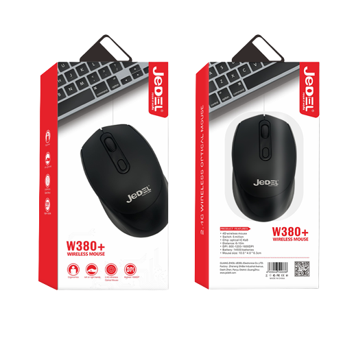 JEDEL W380+ RECHARGEABLE WIRELESS MOUSE 1